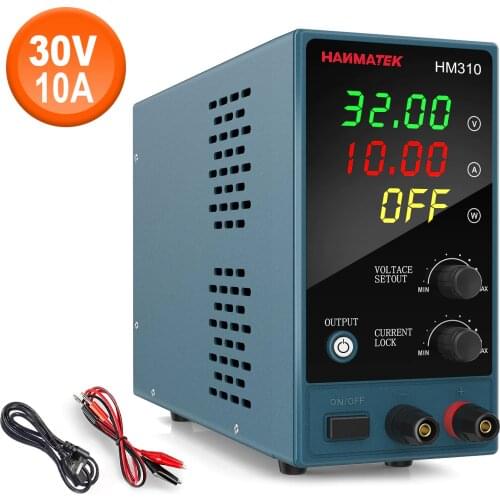 High-precision 30V 5A 10A DC power supply Mini low-noise artificial power regulator portable safety lock for multi-scene use