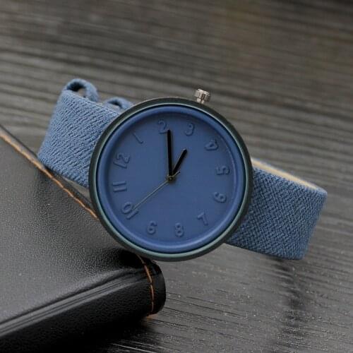 Creative Women Watches Popular Gradient Color Leather Band Analog Unisex Casual Watch High Quality Female Clock gift @F