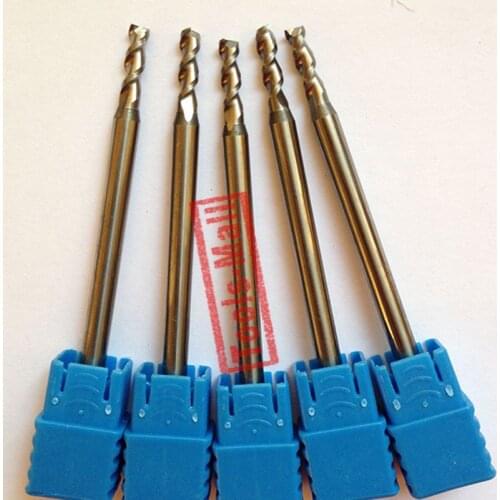 1pc 3mm D3*8*D4*50 HRC50 2 Flutes Milling cutters for Aluminum CNC Tools Solid Carbide CNC flat End mills Router bits