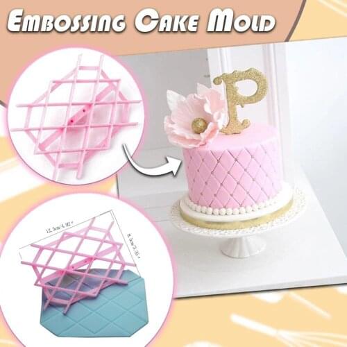 1pcs Kitchen Sugar Craft Cake Decorating Fondant Icing Plunger Tools Mold Diy Cake Decorating Mould Cake Tools Embossing Cake
