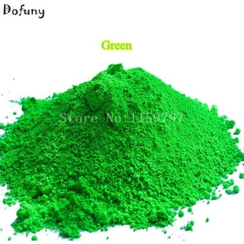 100g/lot Green Fluorescent Powder not Luminous Glow Powder,Phosphor Pigment Powder for DIY Decoration,Free shipping
