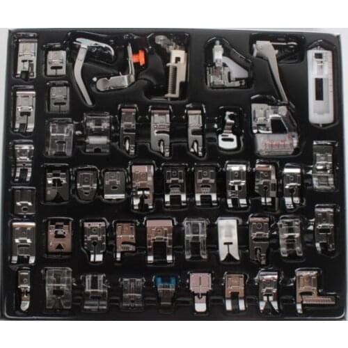 48 kit Presser foot Sewing Machine For Brother Singer Janom Multifunction Domestic Sewing Machine Braiding Blind Stitch Darning