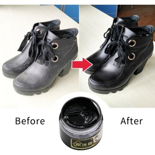 50ml Black Leather Cream Leather Restoration Holes Scratch Cracks Leather Sofa Bags Shoes Clothes Shoe Cream Acrylic Paint