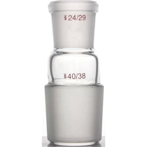 Glass Reducing Adapter from 40/38 to 24/29,Lab Chemical Glassware