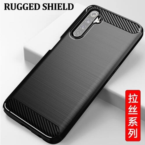 For OPPO Realme 6 Pro Carbon fiber Cover Phone Case Bumper Case Full Protection Shockproof Bumper for OPPO Realme 6