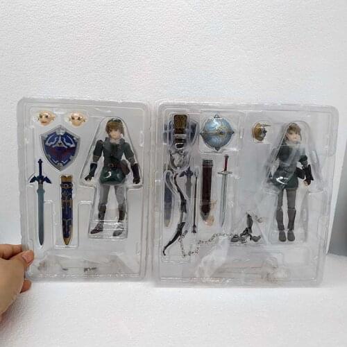 Figma 319 320 Zelda Skyward Sword Link Twilight Princess Action Figure Model Toys Doll For Gift