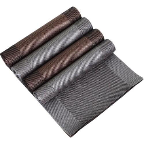 European Luxury Waterproof Anti Scalding PVC Household Western Food Mat For Cups Dishes Table Pad