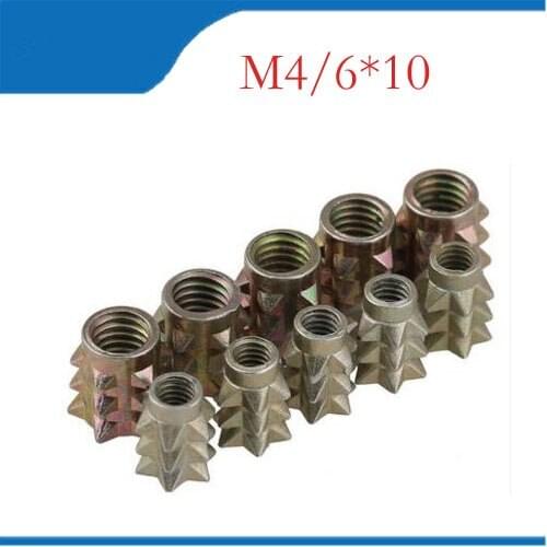 Home nut, spike, nut, furniture, link nut, furniture connector, M4*10, M6*10