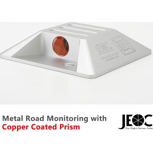 JEOC Road Monitoring Prism with Dual Copper Coated Reflectors and Expansion Screw