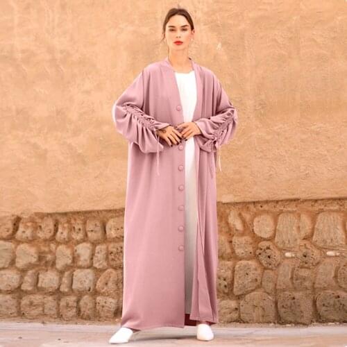 Eid Mubarak Abaya Dubai Turkey Islam Muslim Fashion Robe Kimono Femme Musulmane Caftan Moroccan Kaftan Abayas For Women Cardigan
