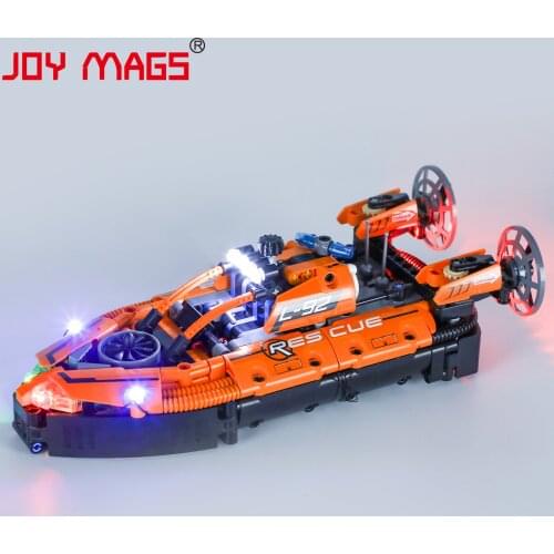 JOY MAGS Led Light Kit For 42120 Rescue Hovercraft, (NOT Include Model)