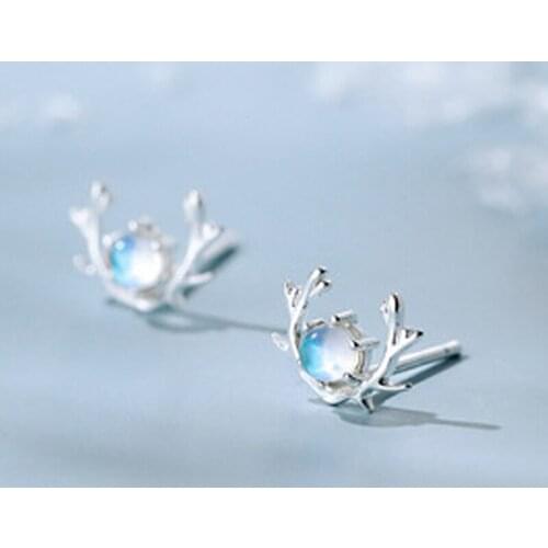 Fashion Silver 925 Elk Earrings Female 2021 New Trendy Summer Earrings Brincos Wedding Jewelry