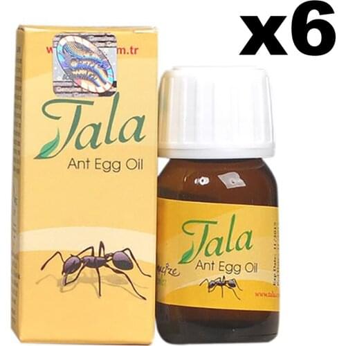 Ant Egg Oil 6 Pieces Permanent Hair Removal 20 Ml Organic