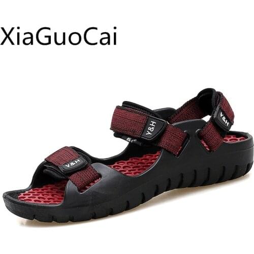 Mens Shoes Summer Sandals 2018 New Trend Rome Beach Shoes Vietnamese Sandals Boys Junior High School Boys