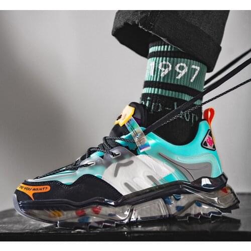 Spring New Fashion All-Match Mens Shoes Outdoor Breathable Casual Sports Shoes Heightening Shoes Basketball Shoes Running Shoes