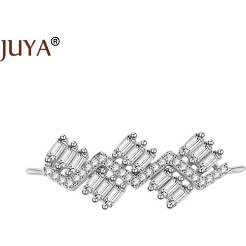 Supplies For Jewelry Making luxury rhinestone crystal connectors for diy fashion bracelets necklace findings accessories parts