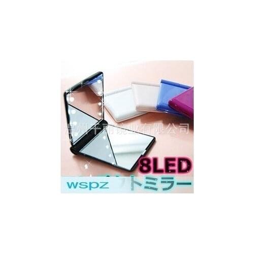 Factory direct plastic mirror LED light Personality mirror Creative Plastic mirror