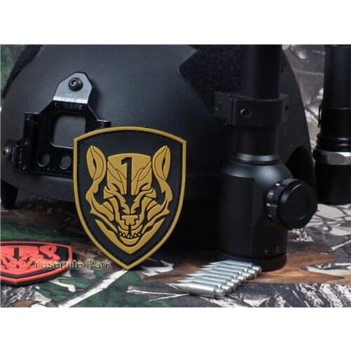 PVC Patch Wolfpack Medal of Honor MOH 3D Military insignia patch rubber tactical patch SWAT for backpack vest custom