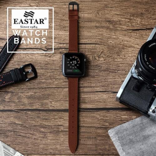 High quality Leather loop Bracelet Belt Band for Apple Watch 6 SE 5 4 42MM 38MM 44MM 40MM Strap for iWatch 6 5 4 Wristband