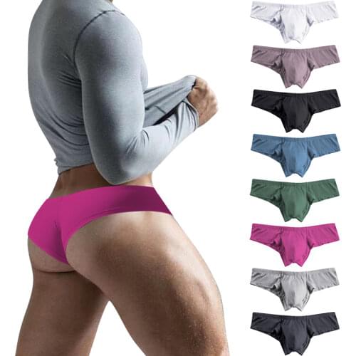 ADANNU Briefs Super Elastic Males Underwear Sufficient Capacity Good At Being Considerate Anti-hemming Mens Sport Pants