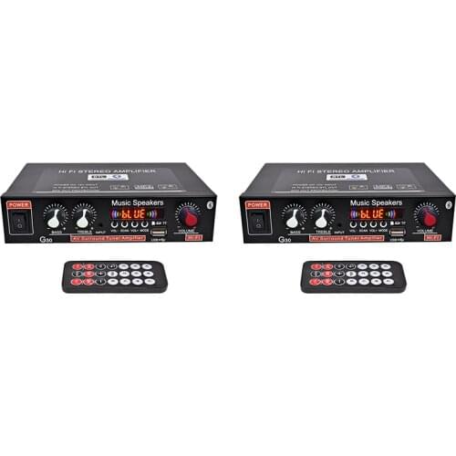 HFES G30 Bluetooth Power Amplifier,Portable Digital Power Audio Amplifier Stereo AMP for Amplified Subwoofer Speaker