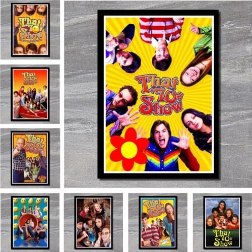 Perfect JL Hot That 70s Show Classic TV Series Friend Movie Poster And Prints Art Classic Movie Poster Wall Stickers