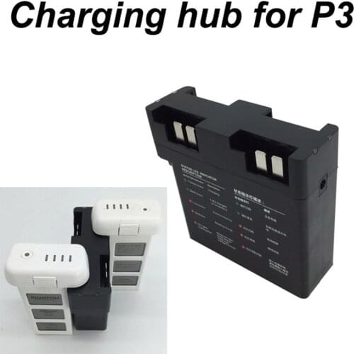 4 IN 1 Battery Charger Parallel Charging Hub Board for DJI Phantom 3 Drone Quick Charger Smart Flight Battery Manager Spare Part