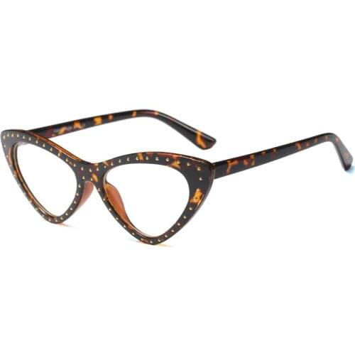 Retro Womens Accessoire Eye Glasses Frames for Men Clear Lens Transparent Women Metal Catwalk Eyeglasses Frame 95130-FDY