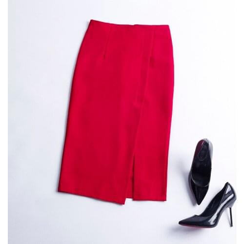 ZIPIPIYF Slit Pencil Skirts