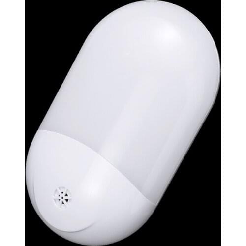 1Pcs ABS Plastic Plug-in PIR Motion LED Sensor Night Lights For Hallway Pathway Baby Rooms LED Night Lamp UK Plug