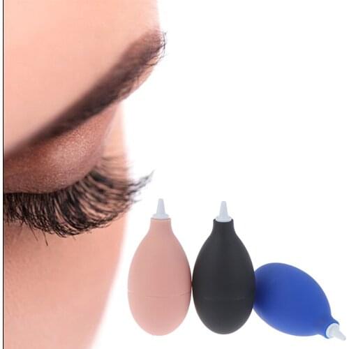 1pcs Eyelashes Dryer Air Balls Eyelashes Extension Rubber Dry Ball Dry Portable Eye Shadow Brushes Nail Mirror Powder Brush
