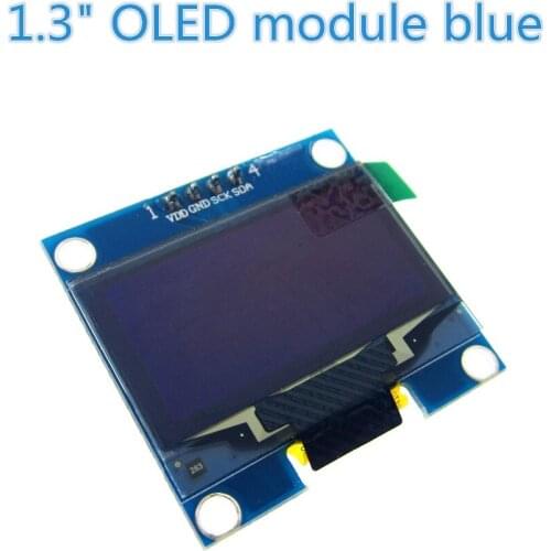 10PCS 1.3" OLED module blue color IIC I2C 128X64 1.3 inch OLED LCD LED Display Module 1.3" IIC I2C Communicate