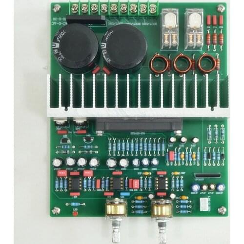 2.1 New STK433-270 3x60W HiFi Power Amplifier Board Assembled With Heat Sink