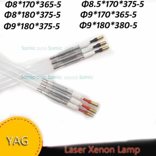 2pcs/lot Laser Xenon Lamp Xe Lamp For Optical Fiber Cutting Welding Marking Machine YAG Part Accessories