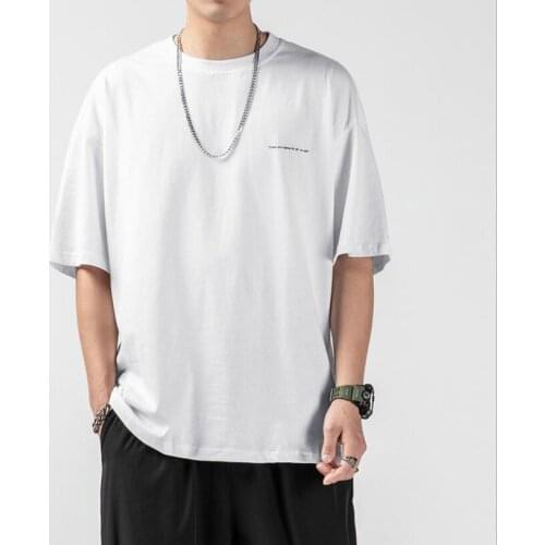 2021 New Summer Fashion men t-shirt cottot O neck Shirt Short Sleeve Mens T Shirts