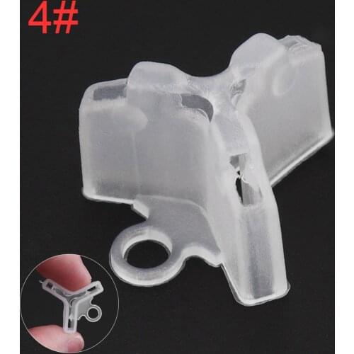 4# Treble Fishing Hook Cover Cap Safety Fishing Lures Grip Hook Protector Case for 6# 7# 8# Treble Hooks