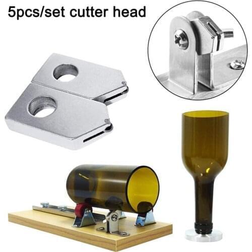 5pcs Glass Cutter Head Glass Bottle Cutting Replacement Head for DIY Crafts new