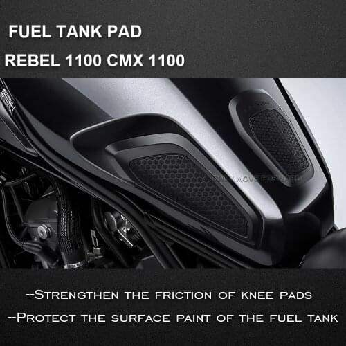 For HONDA REBEL 1100 CMX 1100 2021 Motorcycle Accessories Fuel Tank Pad Tankpad Tank Stickers Tank Decal Traction Pad