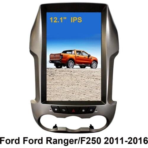 12.1 inch Tesla Android 9.0 voice control Car radio player Gps For Ford Ranger/F250 2011-2016 Car GPS Navigation Vertical scree