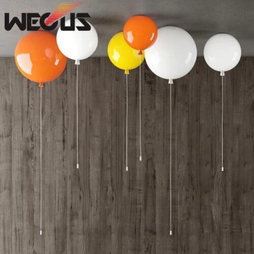 D200mm Colorful balloon light, Kid bedroom lamp, household living room kindergarten bar ceiling lamps