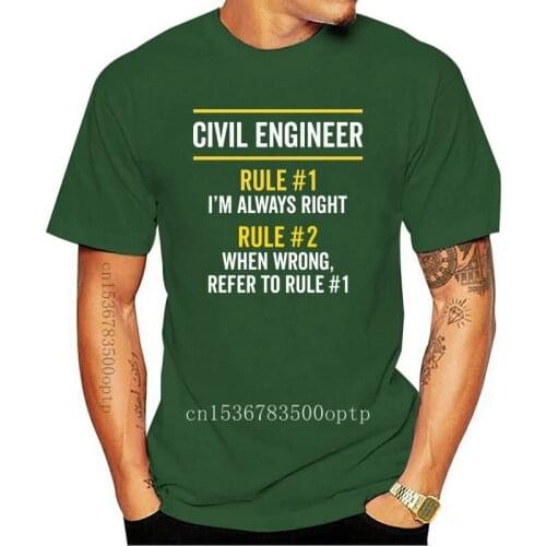 Men T Shirt Civil Engineer Rules Always Right Gift(1) Women tshirt