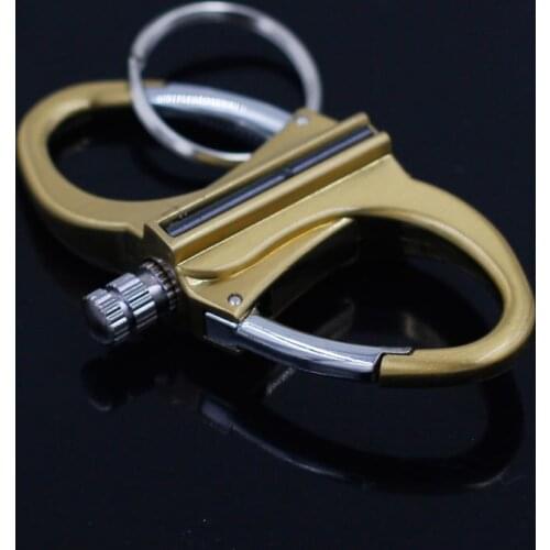 Hot Sale! Waterproof Outdoor Camping Metal Permanent Match Striker Lighter with Key Chain Survival Matches