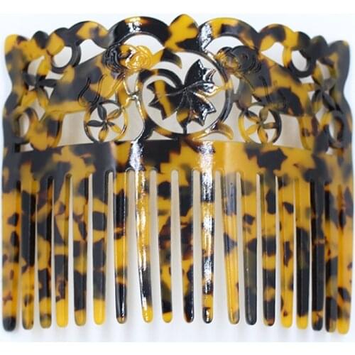 Hair comb acetic acid plate a variety of color fashionable female holiday party headdress decoration