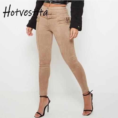 Hotvestita Women's High Waist Pants