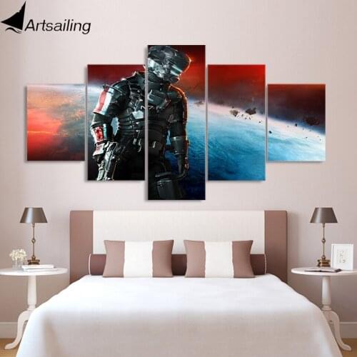 ArtSailing 5 piece canvas painting PC game posters HD prints canvas painting for living room computer game XA2242B