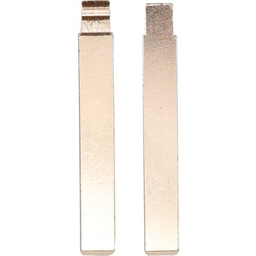 Jingyuqin 10PS Key Blade Remote Folding Flid Blank Key Uncut Blade hu134(Y15) For Kia Venga Car Key