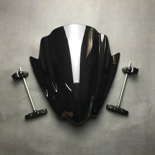 Motorcycle Street Bicycle Handlebars Windshield WindScreen For BMW KTM Ducati YAMAHA 2001-2015 FZ1 FZ1N FZ6 FZ8 FZ8N FZ 1 6 8