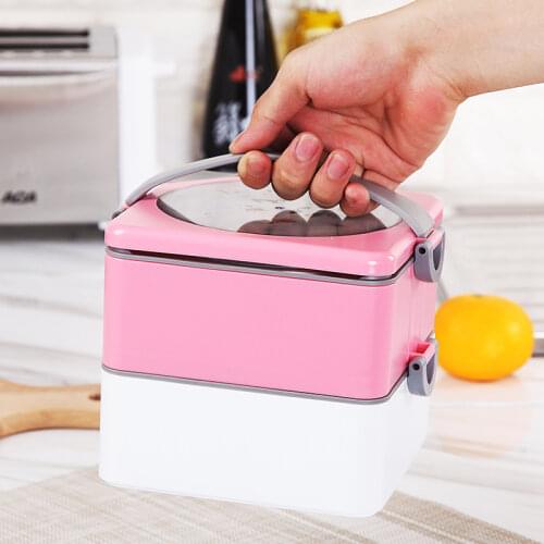 Clearance Sale Portable Bento Box Stainless Steel Thermal Lunch Boxes Kids Picnic Container Food Storage Fruit Lunch box