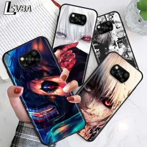 Tokyo Ghouls for Xiaomi Poco X3 NFC X2 M3 M2 F2 F3 Pro C3 F1 A2 Lite Mix3 Play Silicone Soft Black Phone Case