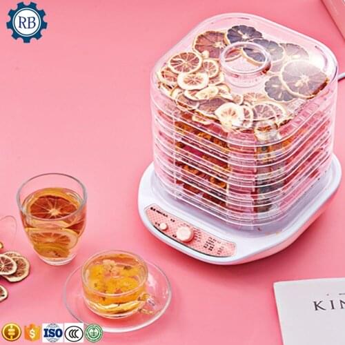 Easy operation snacks dehydrator food fruit meat drying dehydration machine snacks food dryer with 5 trays for small type